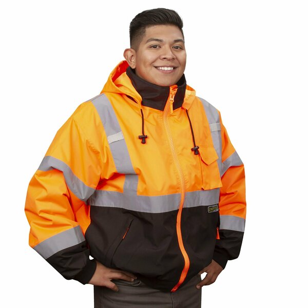 Cordova Reptyle 2-in-1 Bomber Jackets, Orange, 3XL J200-3XL